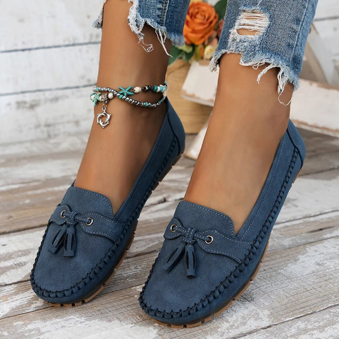 Mocassins de Mulher Macios e Confortáveis de Estilo Vintage com Laço®