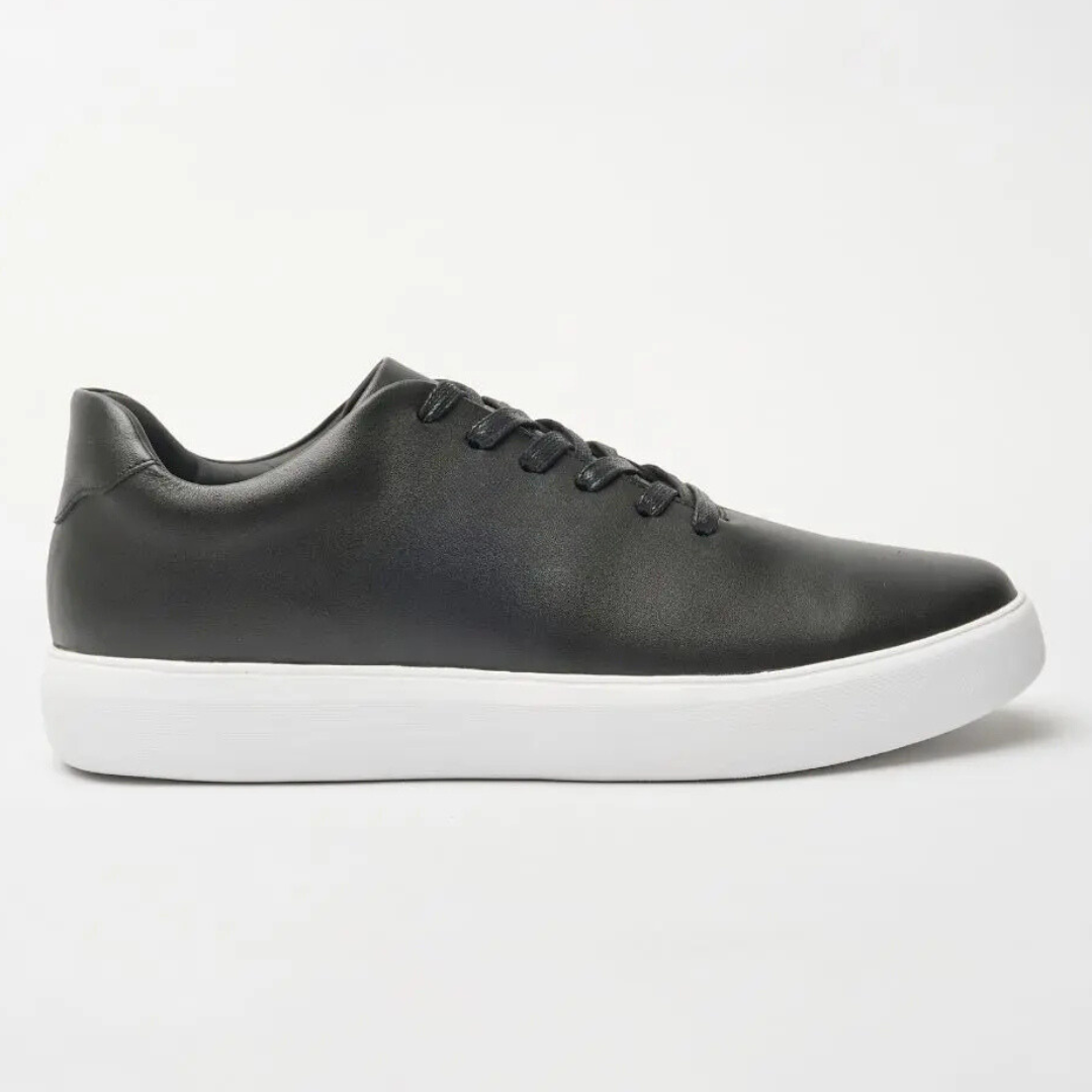 Sapatos de couro casuais para homem com sola confortável®