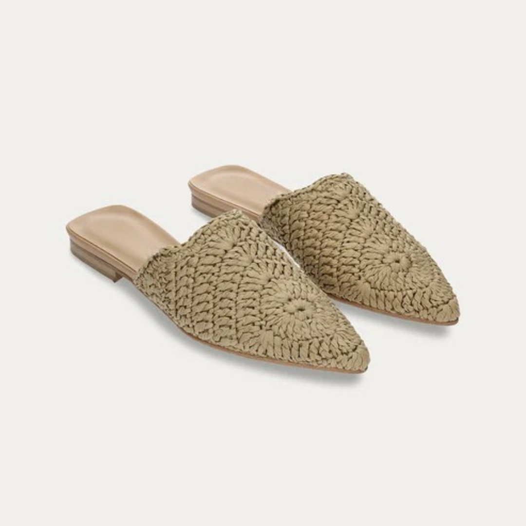 Sandálias rasas de croché com estilo Boho®