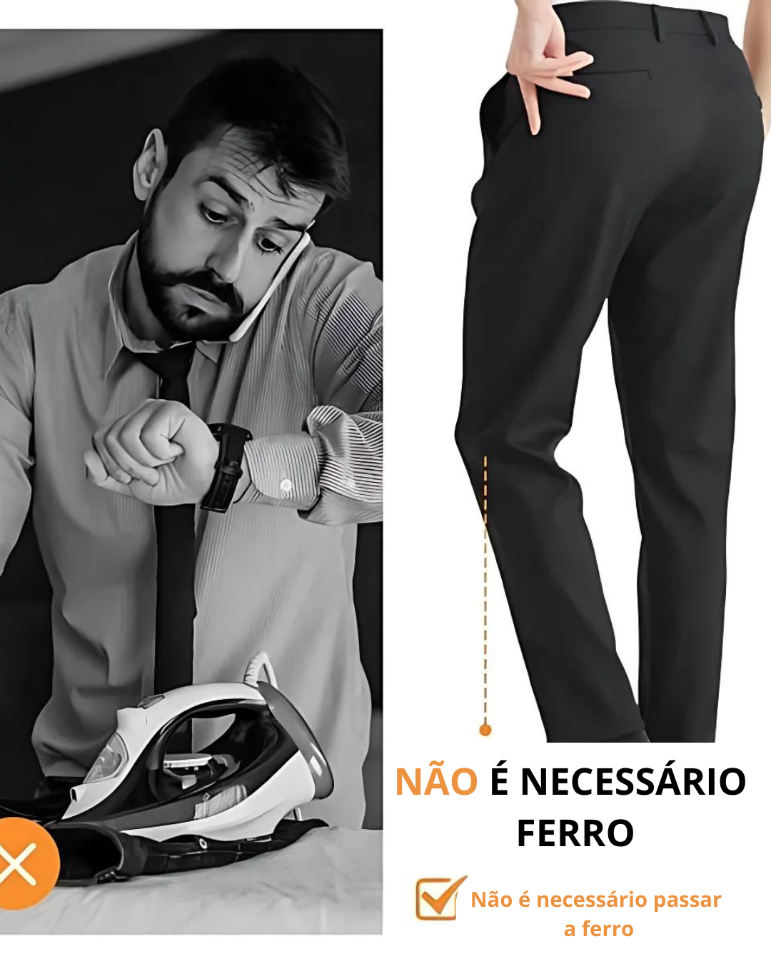 Calças formais clássicas para homem®