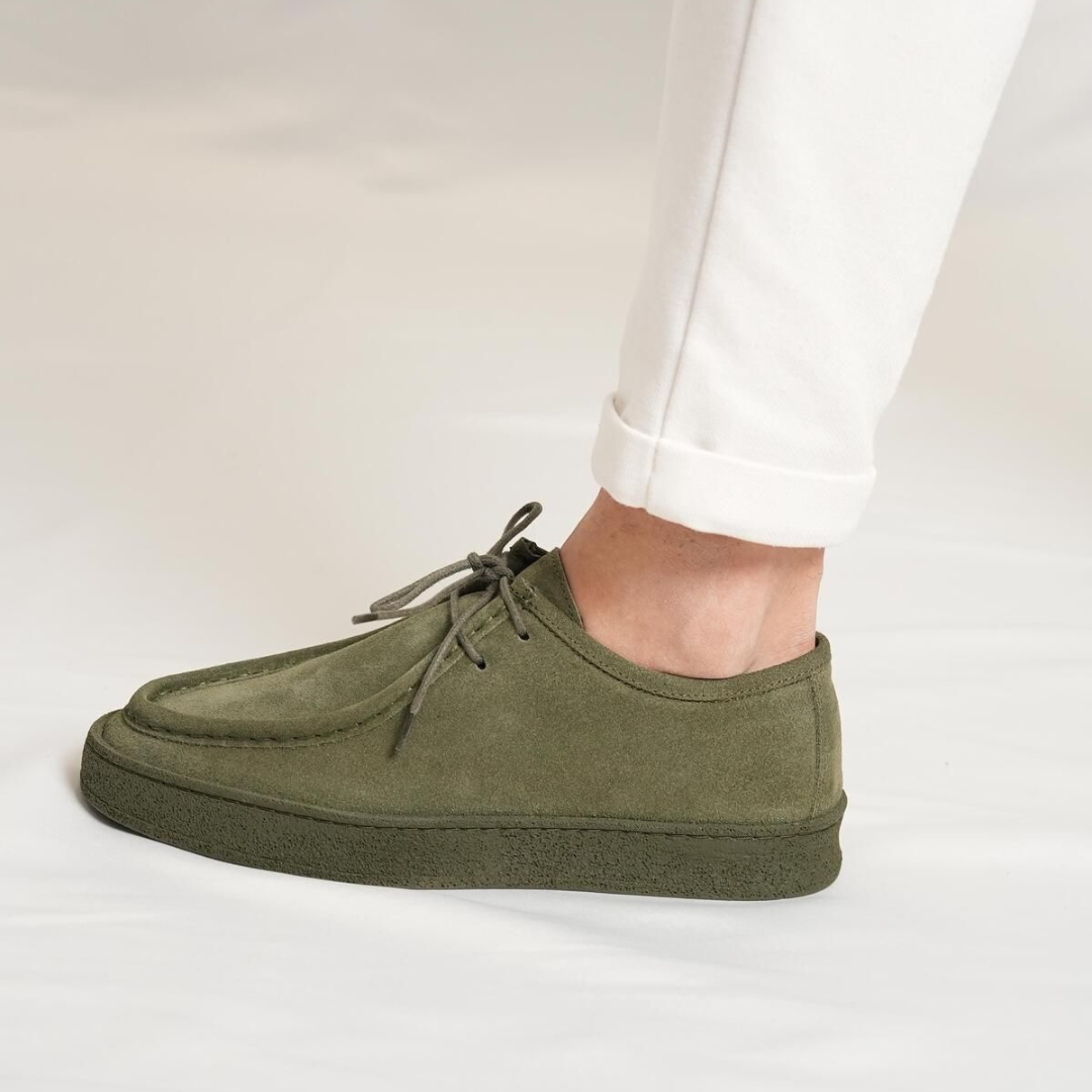 Sapatos Casuais Clássicos Feitos à Mão em Pele de Camurça®