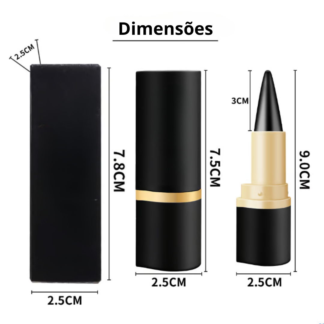 Delineador de Olhos Mate de Secagem Rápida (EM PROMOÇÃO 2X1)®