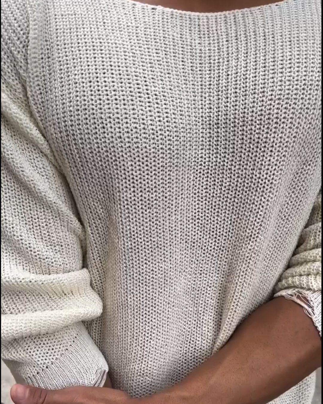 Camisola de Manga Comprida para Homem com Gola Redonda Grande®