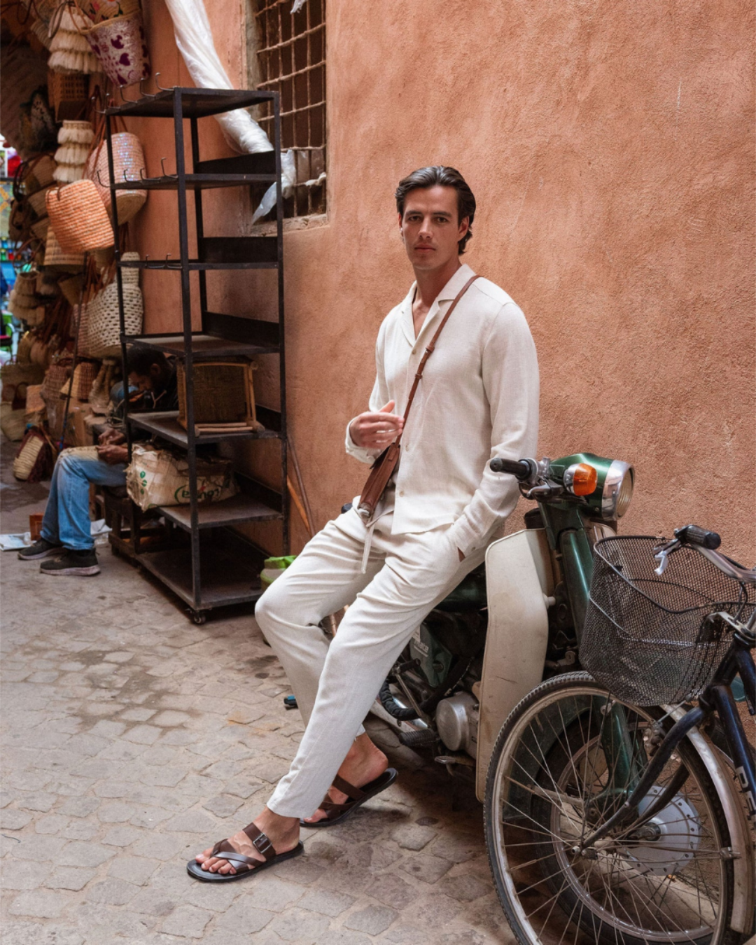 Conjunto Elegante com Acabamento em Linho®