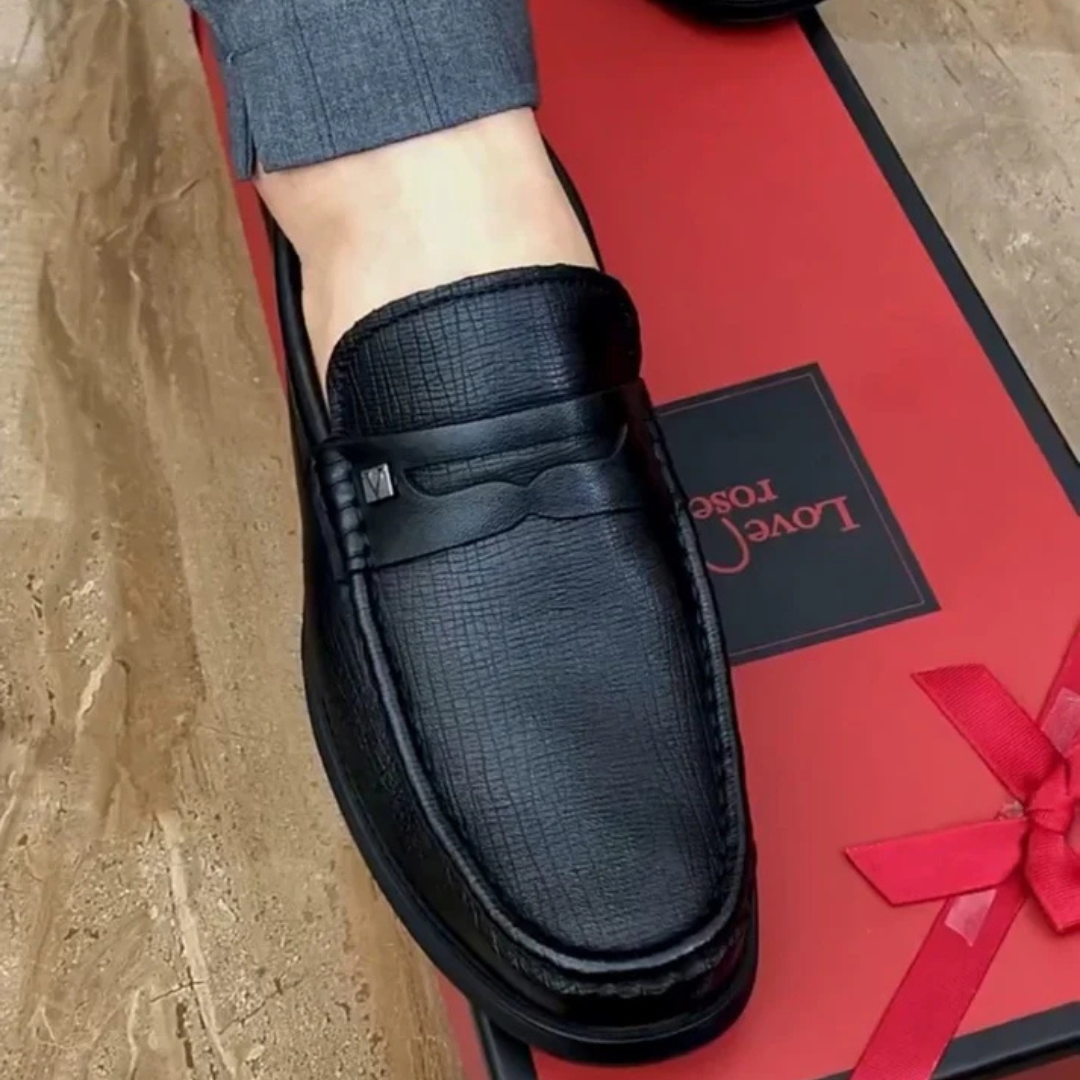 Sapatos de Couro Genuíno para Homem com Acabamento de Alta Qualidade®