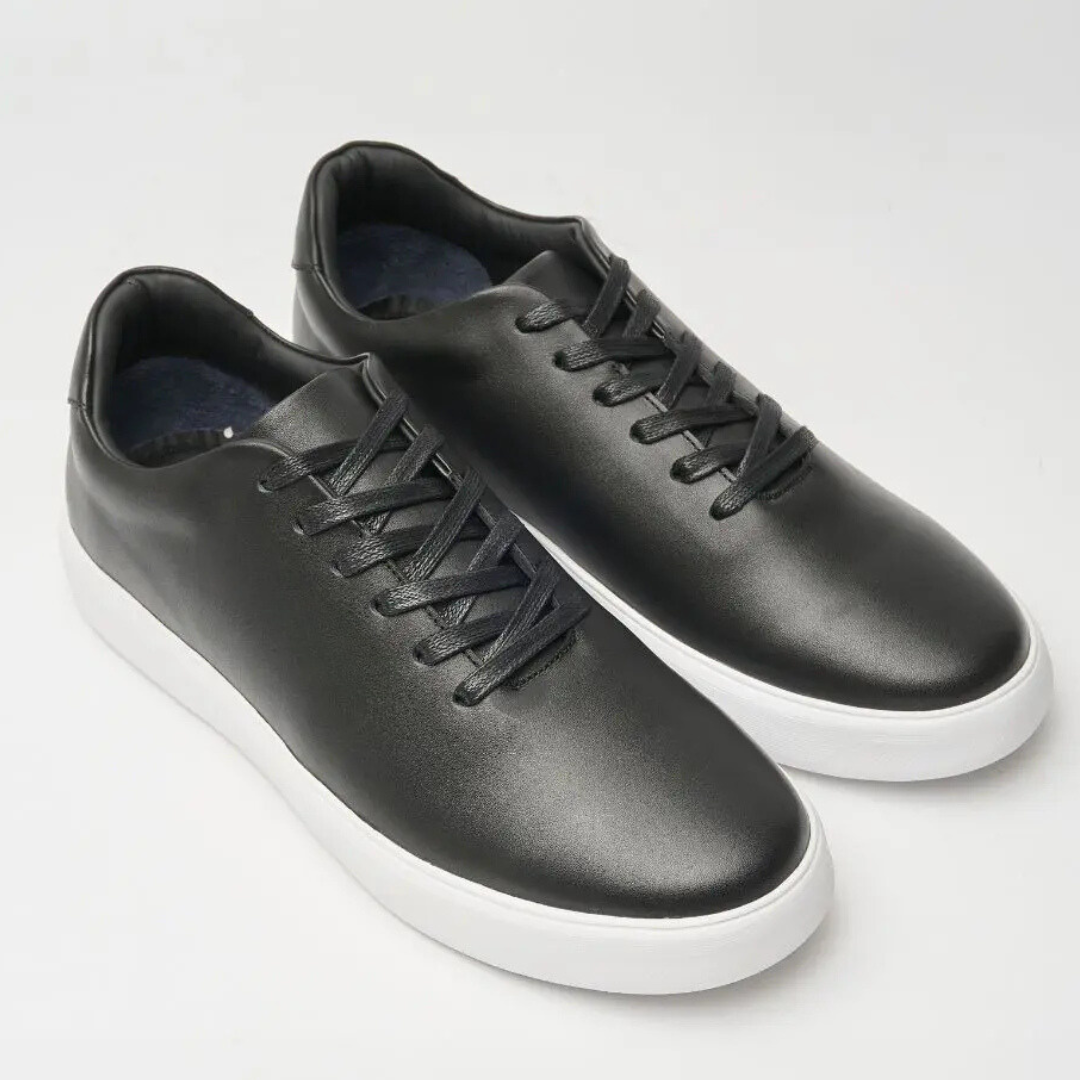 Sapatos de couro casuais para homem com sola confortável®