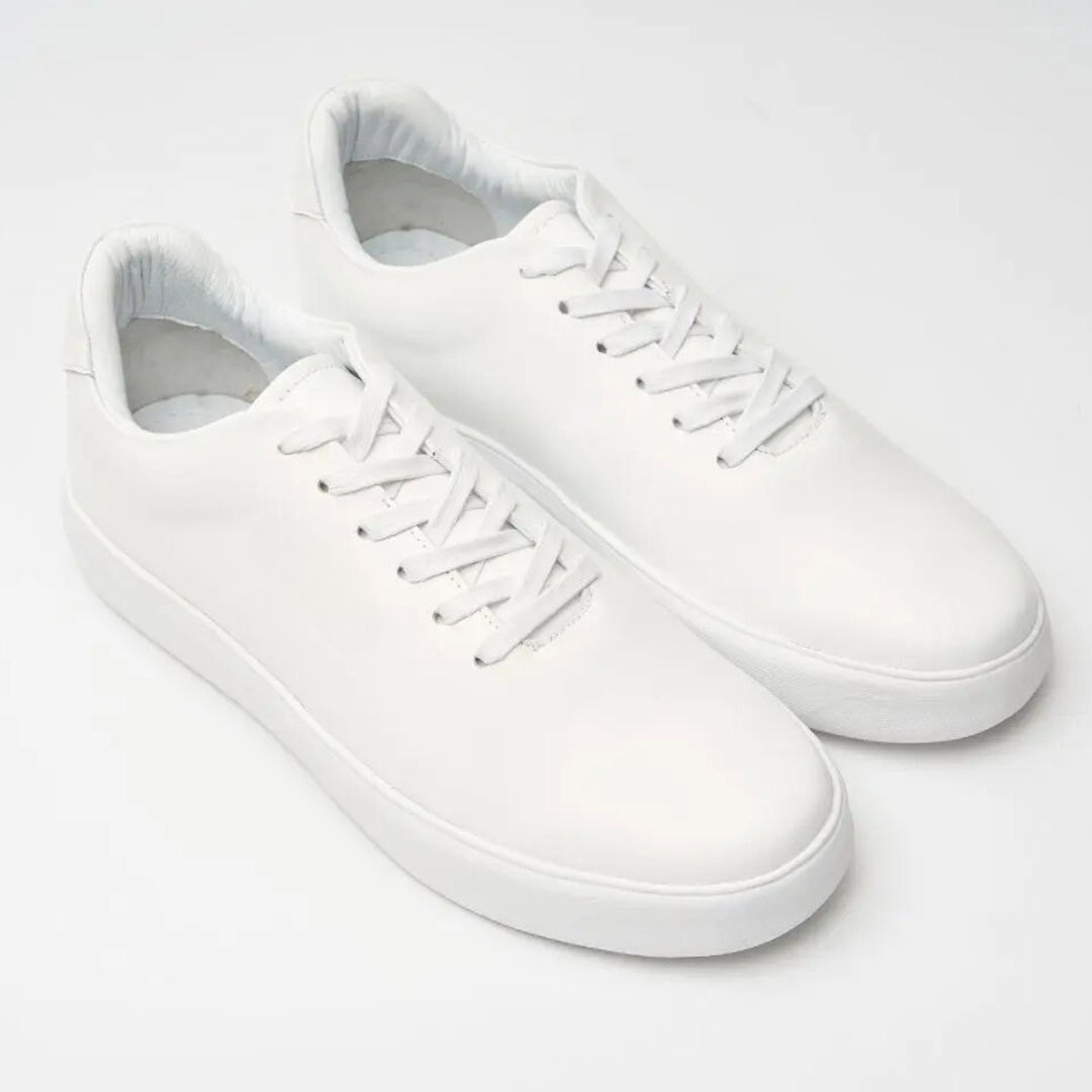 Sapatos de couro casuais para homem com sola confortável®