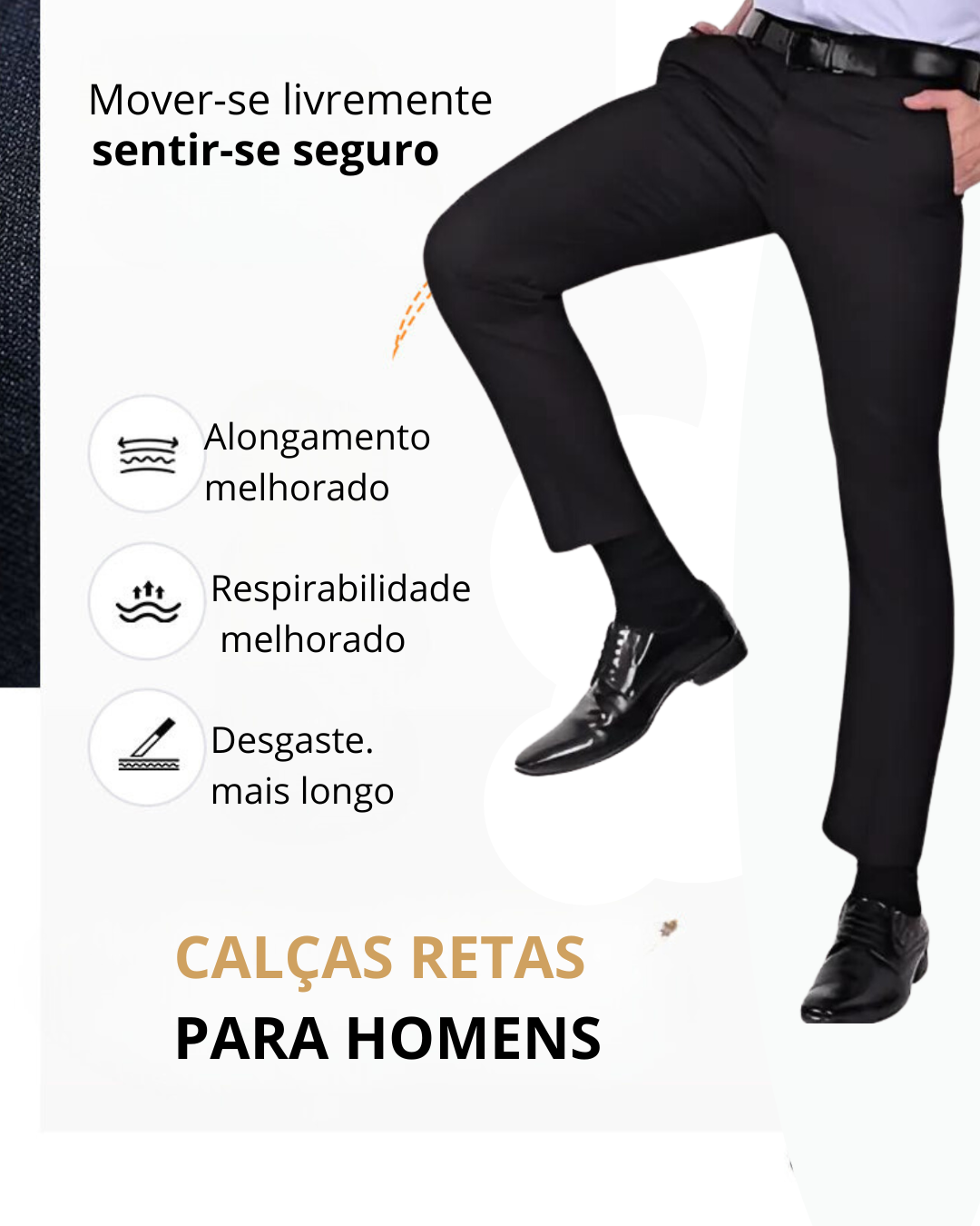 Calças formais clássicas para homem®