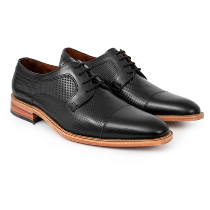 Sapatos de couro elegantes com sola ortopédica para homem®