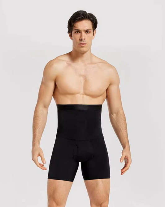Roupa Interior Abdominal de Cintura Alta de Camada Dupla para Homem®