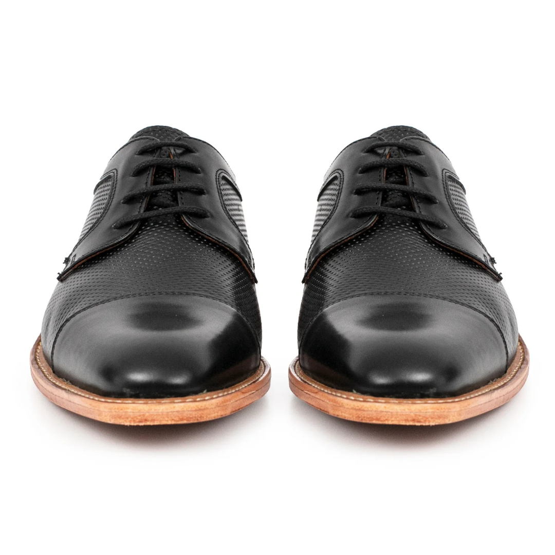 Sapatos de couro elegantes com sola ortopédica para homem®