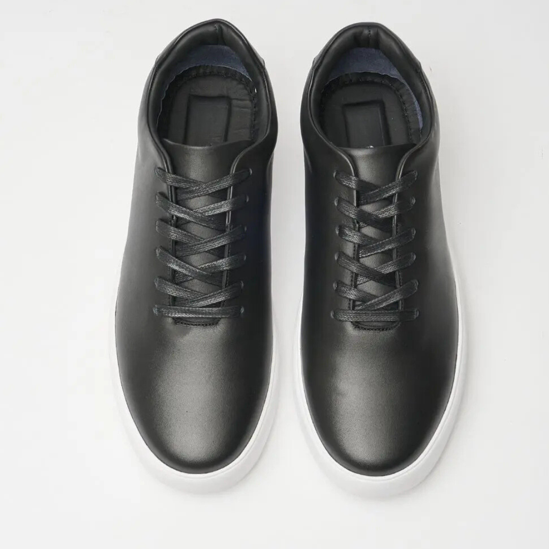 Sapatos de couro casuais para homem com sola confortável®