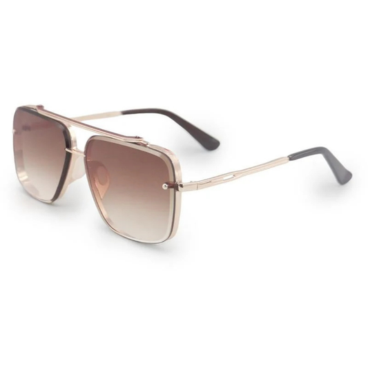 Óculos de sol retro gradiente com proteção UV400 unissexo®
