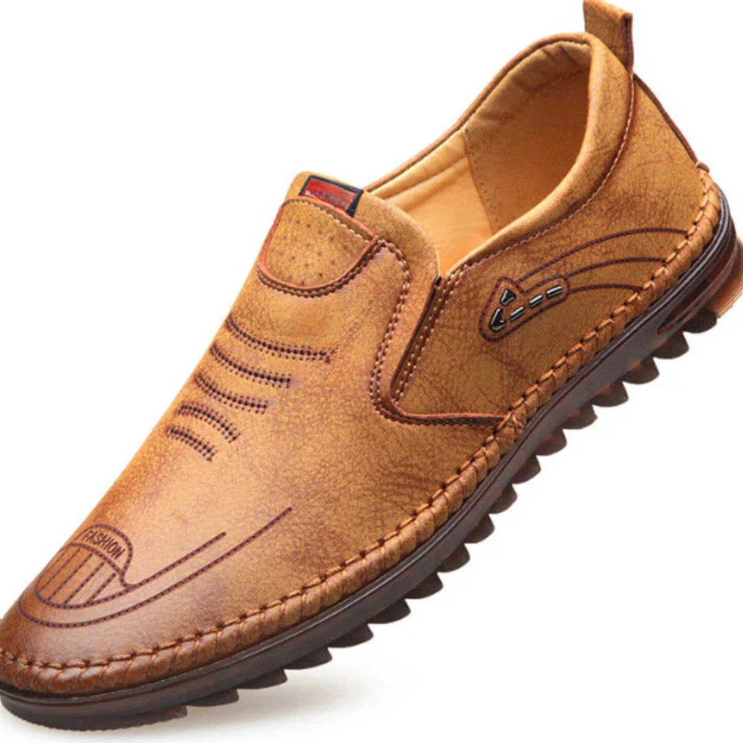 Mocasín Masculino Casual em Couro Conforto e Estilo para Todos os Dias®