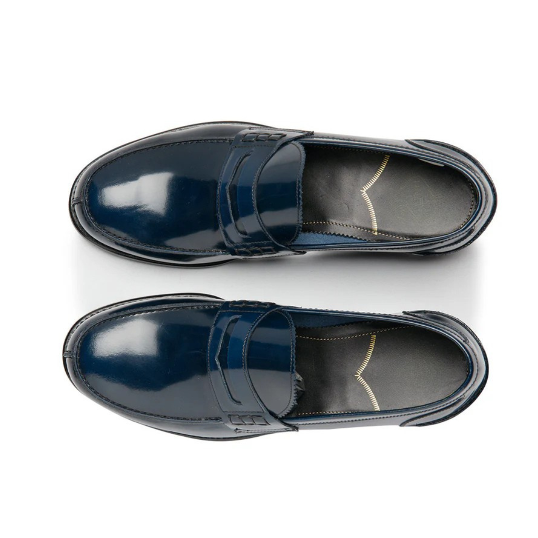 Mocassins de Couro Elegantes e Brilhantes para Homem®