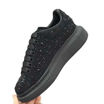 Sapatos Confortáveis para Mulher com Diamantes e Sola Alta®