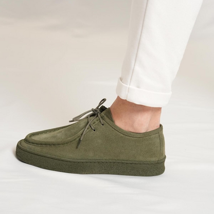 Sapatos Casuais Clássicos Feitos à Mão em Pele de Camurça®