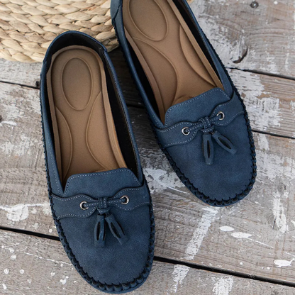 Mocassins de Mulher Macios e Confortáveis de Estilo Vintage com Laço®