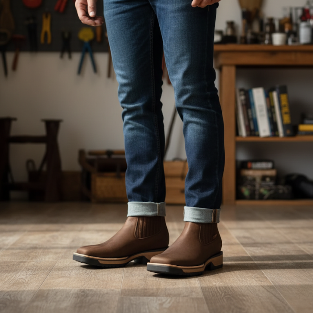 Botins Cowboy de Couro para Homens®