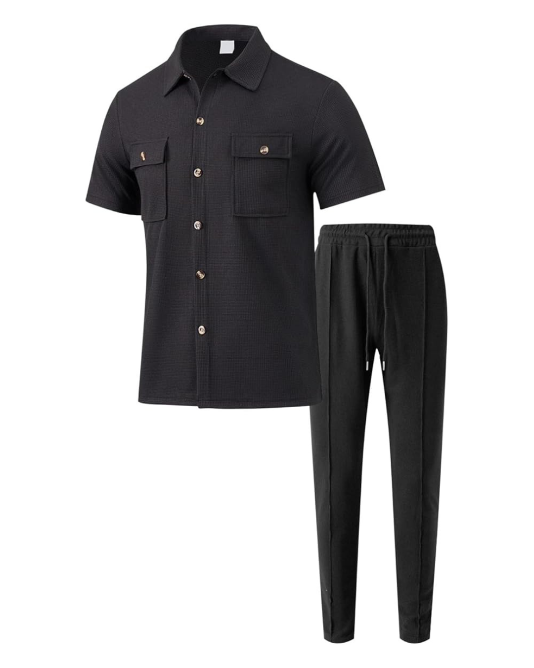 Conjunto casual de duas peças em algodão e linho®