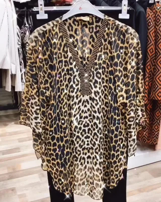 Conjunto de duas peças com estampa de leopardo®
