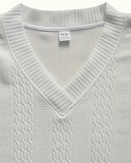 Conjunto de Duas Peças em Tecido com Textura Entrançada e Ajuste Confortável®