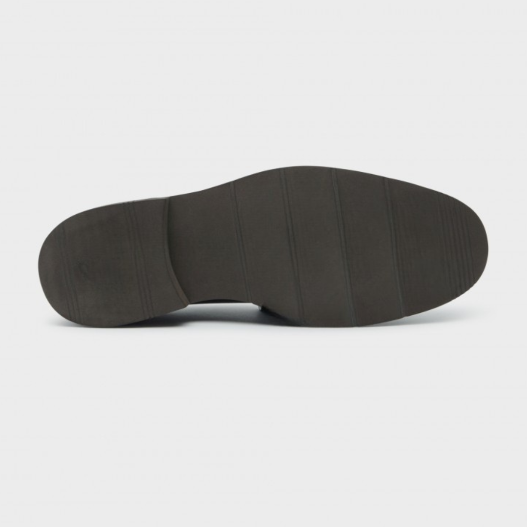 Sapatos de Couro com Sola Resistente e um Acabamento Elegante para Homen®