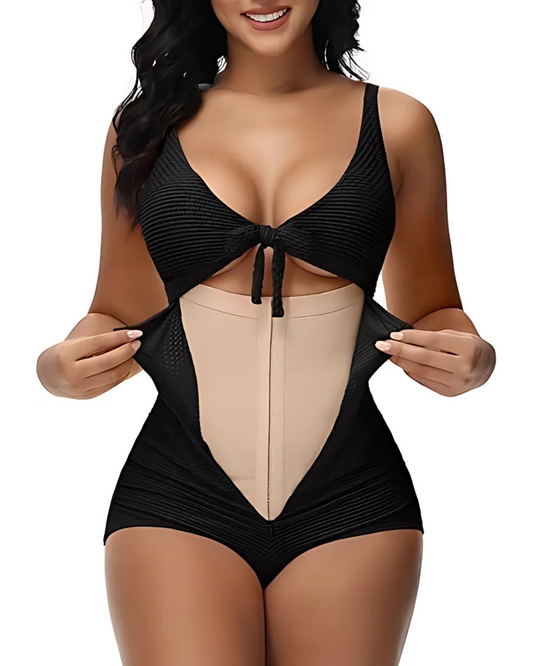 Fato de banho de uma só peça para mulher com controlo da barriga®