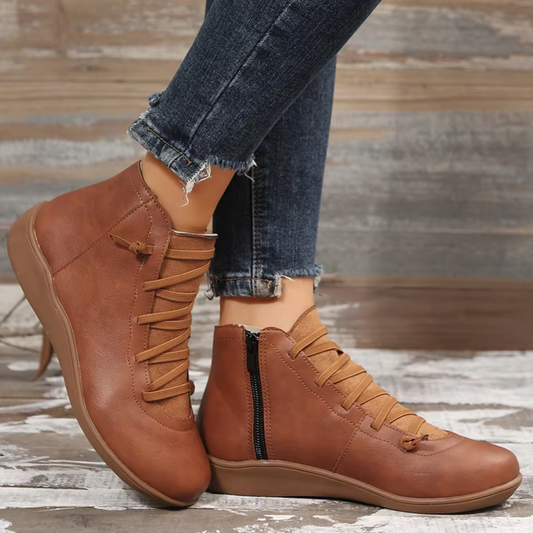 Botas com sola confortável para mulher