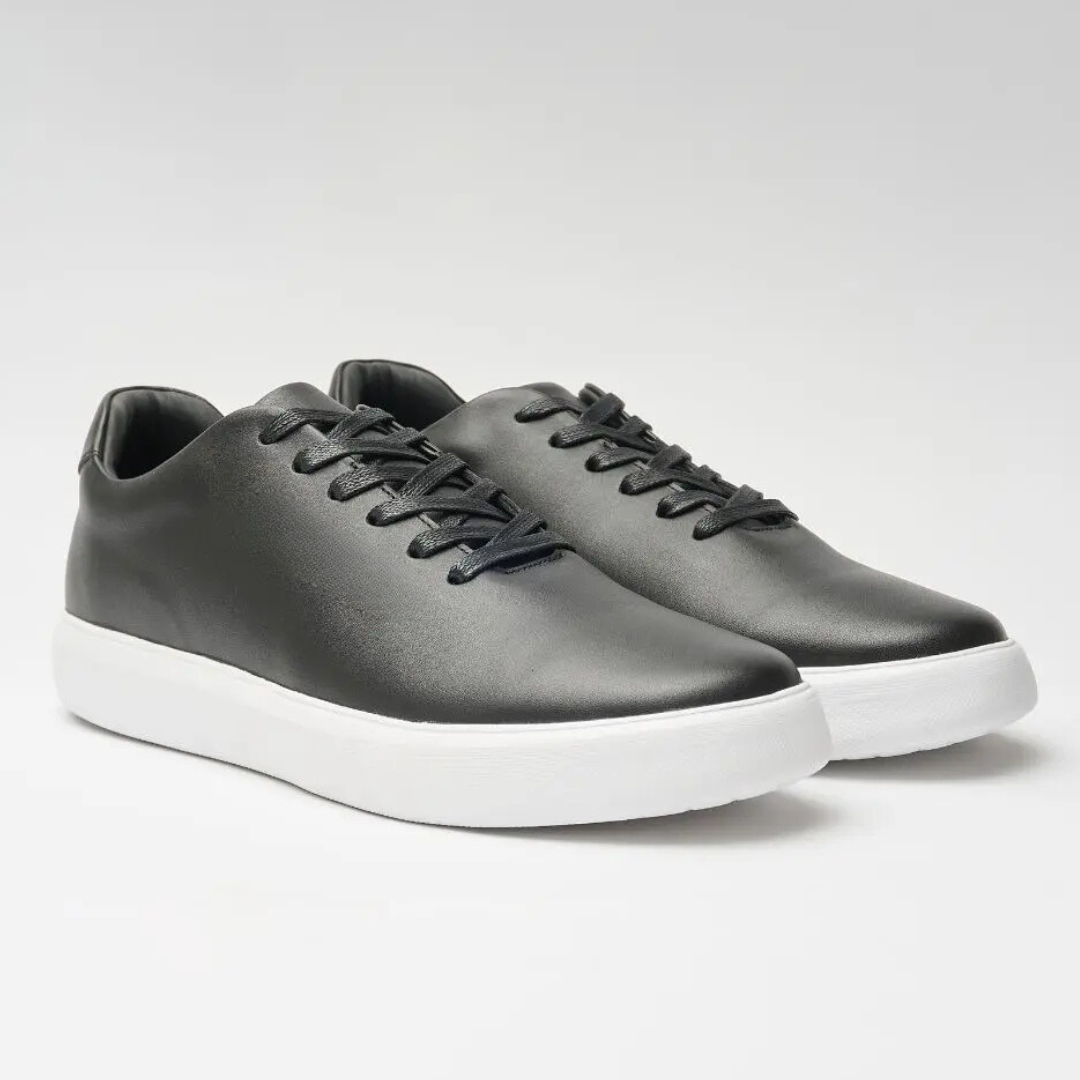 Sapatos de couro casuais para homem com sola confortável®