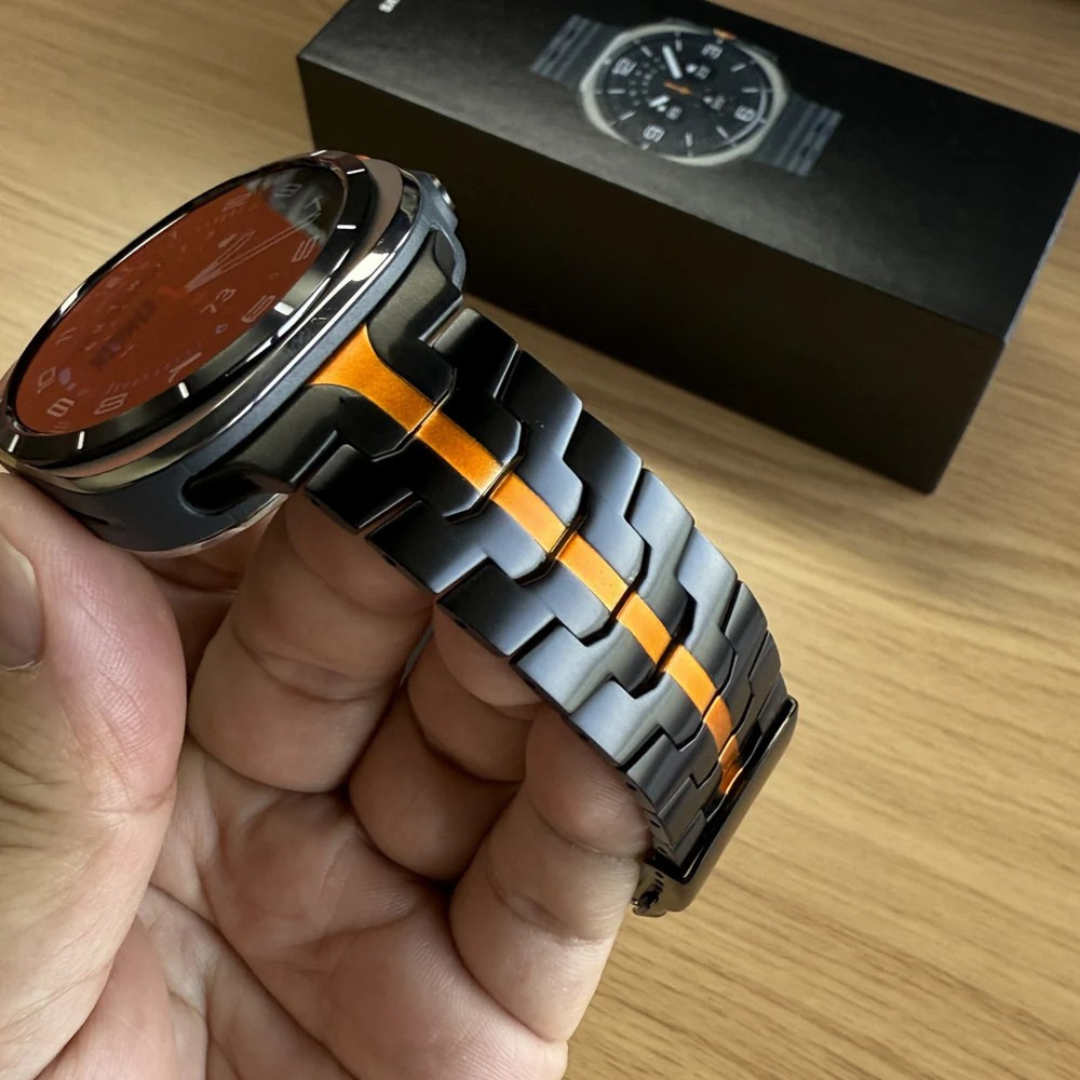 Relógio Desportivo com Bracelete em Aço Estilo Futurista e Funcional®