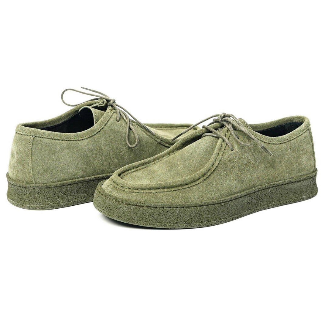 Sapatos Casuais Clássicos Feitos à Mão em Pele de Camurça®
