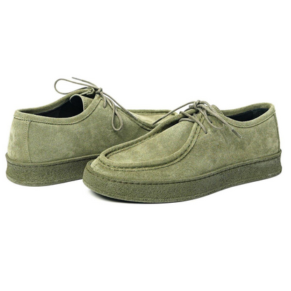 Sapatos Casuais Clássicos Feitos à Mão em Pele de Camurça®