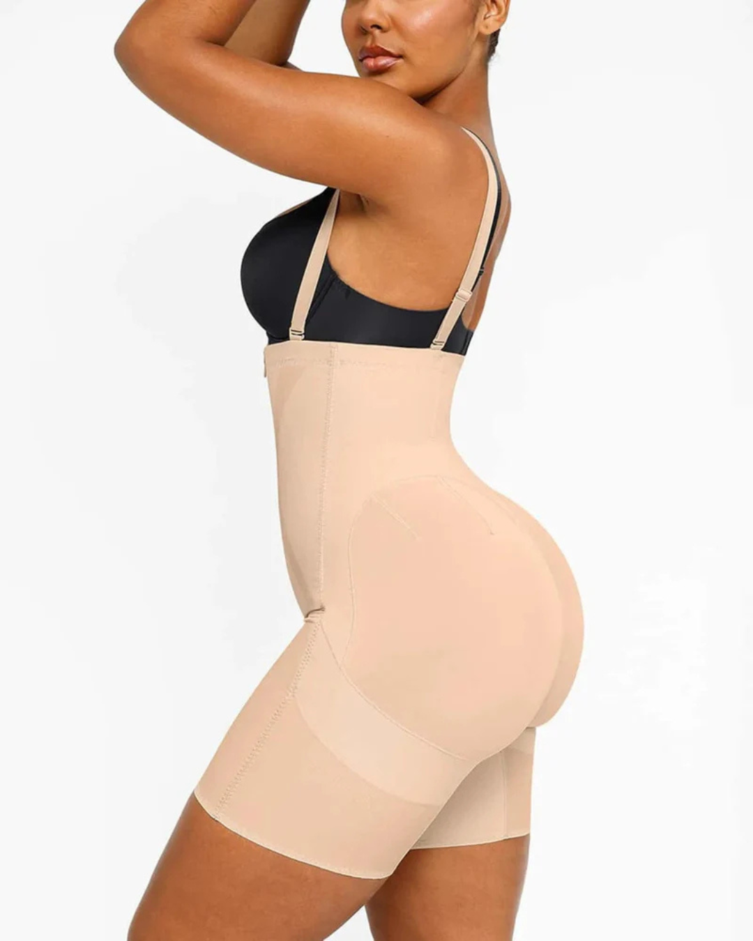 Modelador de Corpo com Fecho à Frente e Reforço das Nádegas®
