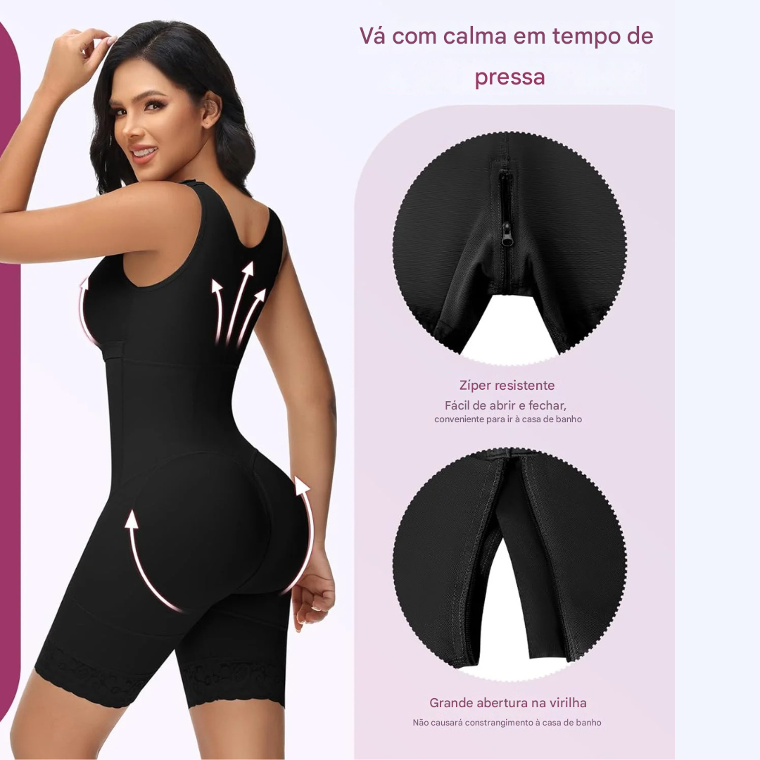 Modelador de Barriga com Dupla Compressão e Sutiã®