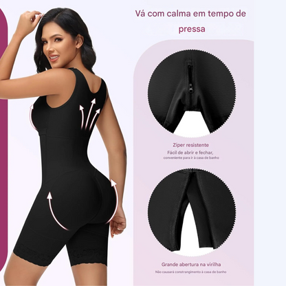 Modelador de Barriga com Dupla Compressão e Sutiã®