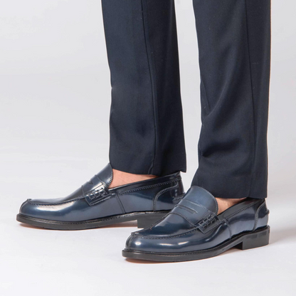 Mocassins de Couro Elegantes e Brilhantes para Homem®
