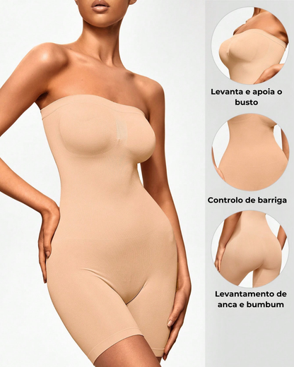 Modelador de Corpo sem Costuras para Mulher com Alças Amovíveis®