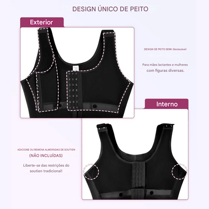 Modelador de Barriga com Dupla Compressão e Sutiã®