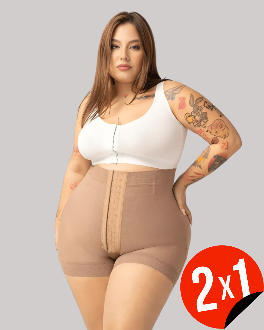 Short Shape Shaper curto com molas (2X1 OFERTA)®