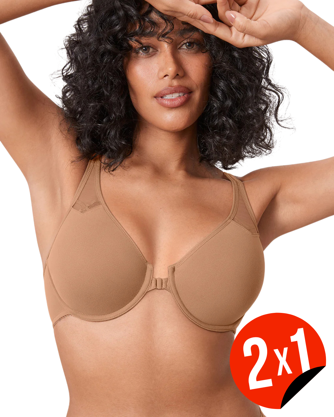 Soutien Sem Forro com Fecho à Frente  (OFERTA 2X1)®